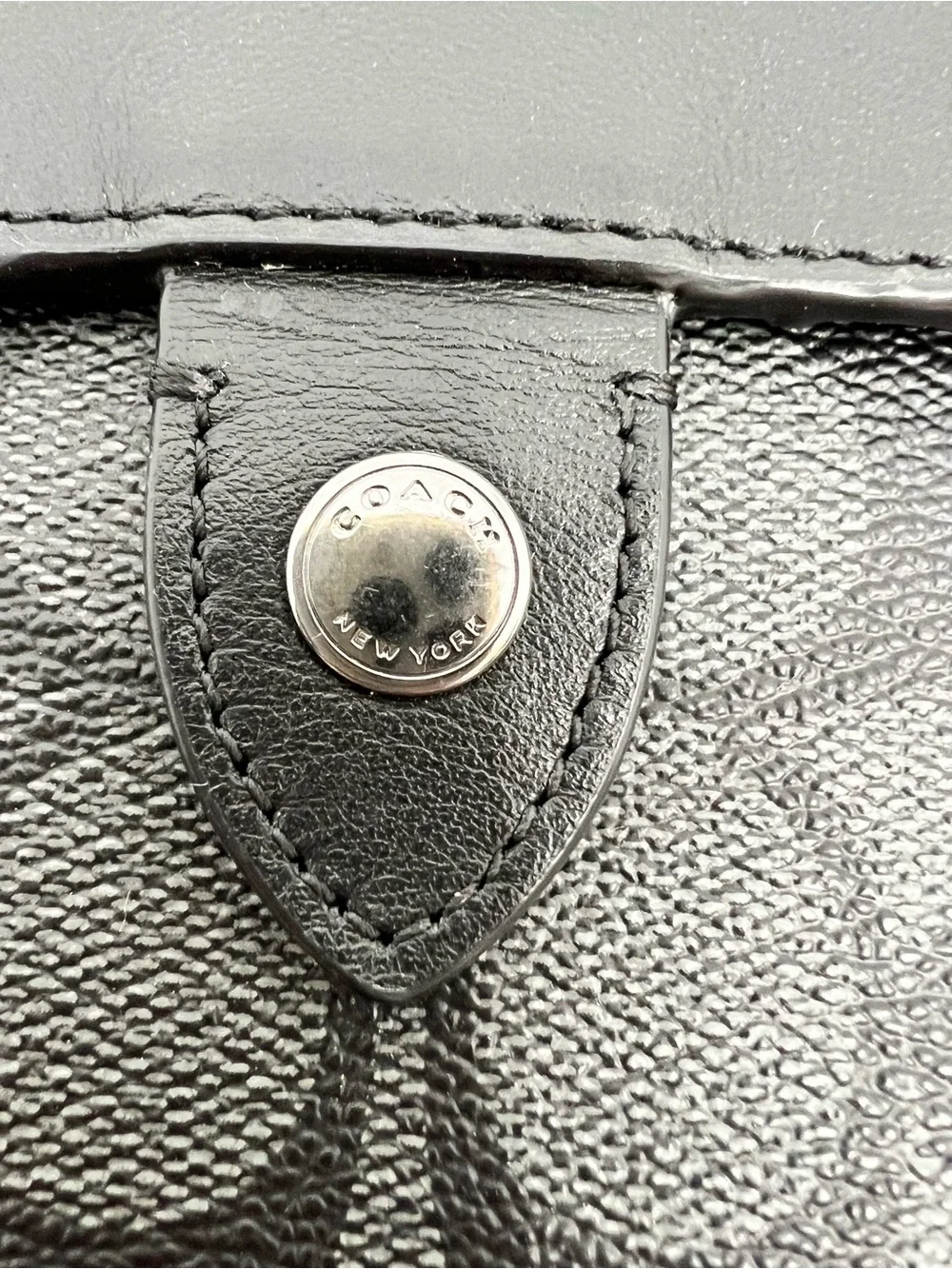 Coach Mini Tablet Sleeve In Signature Canvas Style # C2024 Gunmetal/Charcoal